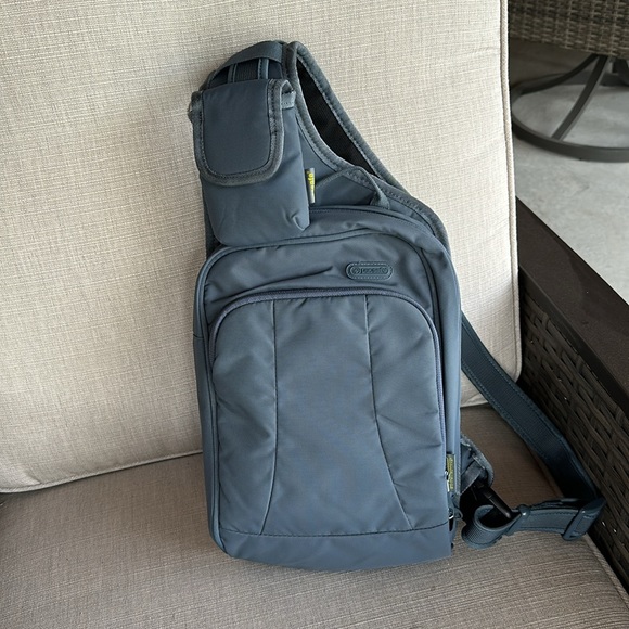 Pacsafe Bags Pacsafe New Sling Bag In Gray Poshmark